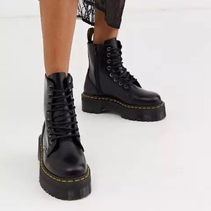 dr martens jadon flatform chunky boots size 6
